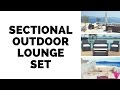 Sectional Outdoor Lounge Set - Patio Furniture Sectional Outdoor Lounge Set - Patio Furniture