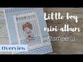 Stamperia mini album "Little Boy"|Overview|Marina Manioti