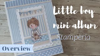 Stamperia mini album "Little Boy"|Overview|Marina Manioti