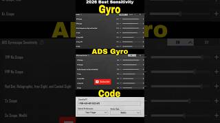 UPDATE 4.3 BGMI/PUBG NEW SENSITIVITY | PUBG BEST SENSITIVITY SETTINGS |#shorts  #pubg #bgmi #viral