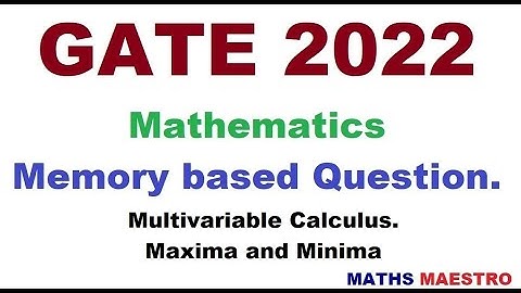 GATE 2022 Mathematics Memory Based Question from GA. Probability