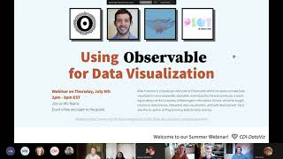 Famous CDI Data Viz Webinar: Using Observable for Data Visualization w/ Mike Freeman Wealth