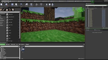 Infinite Randomly Generated Minecraft Terrain part 2 (Unreal Engine 4)