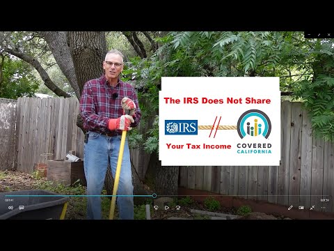 IRS Does Not Share Tax Return Income With Covered California