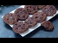 Christmas Chocolate Cookies - Double Chocolate Rum Cookies