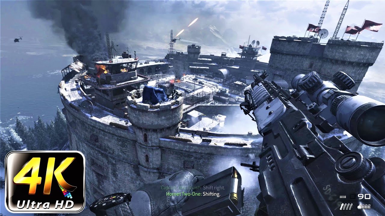 Call of Duty 4k 2020  Modern Warfare 2 Remastered,The Gulag mission