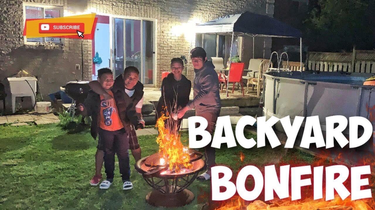 Bonfire at backyard tips video. Permit needed and other stuff explained