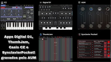 Apps Digital D1+ThumbJam+CasioCZ+SynclavierPocket HQ (iPad5 - Zé Osório)