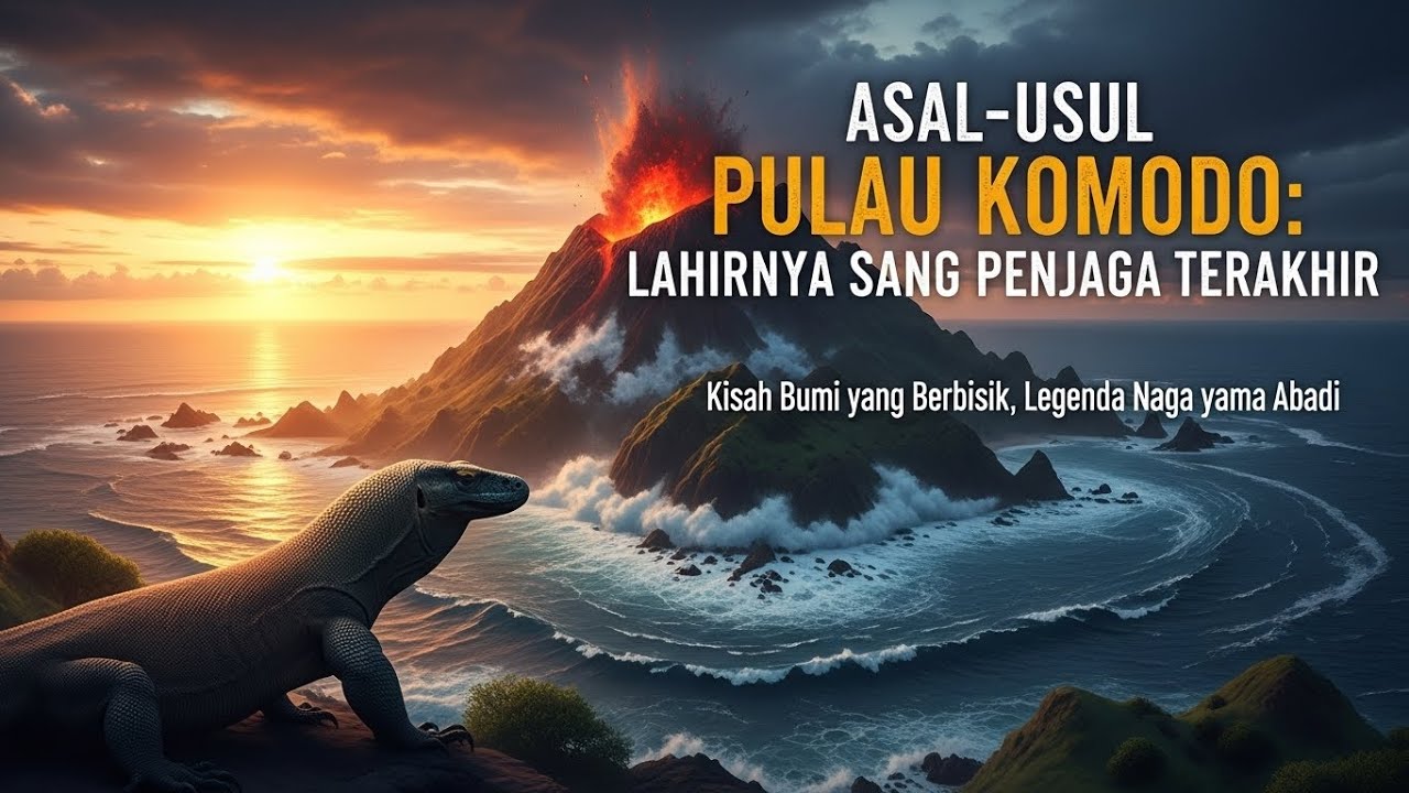 Saudara Kembar Berbeda Wujud: Asal Usul Pulau Komodo,cerita rakyat,kisah legenda