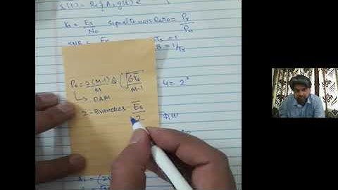 Lecture 4 part 1 Performance under AWGN