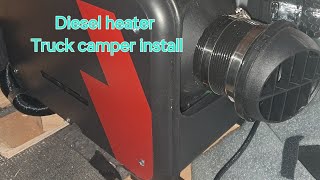 Installing the diesel heater a subscriber gave me Truck camper build
