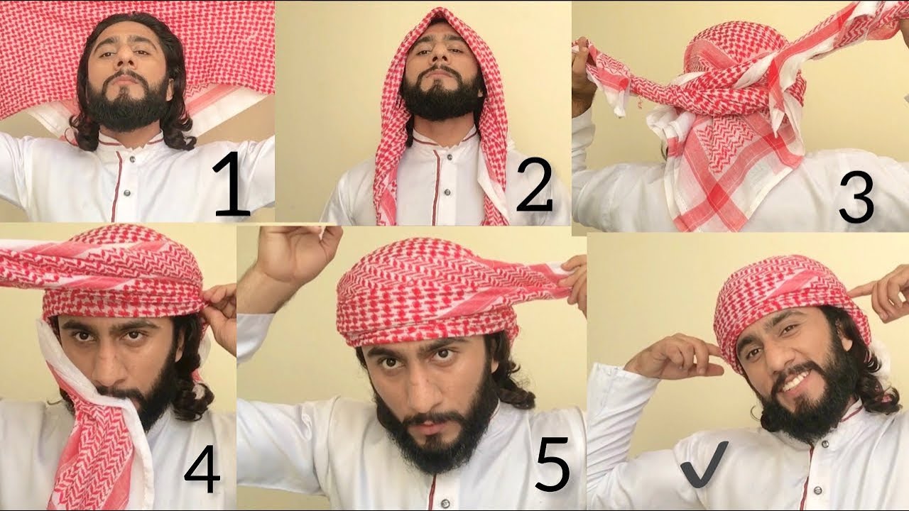 How To Wear Dubai Style Headscarf || Arabic rumal bandne ka tarika | SheMagh