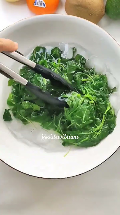 Bayam wijen. salah satu menu sehat tp enak#menusehat #resepsimpel #resepmasakan #diet#shorts #