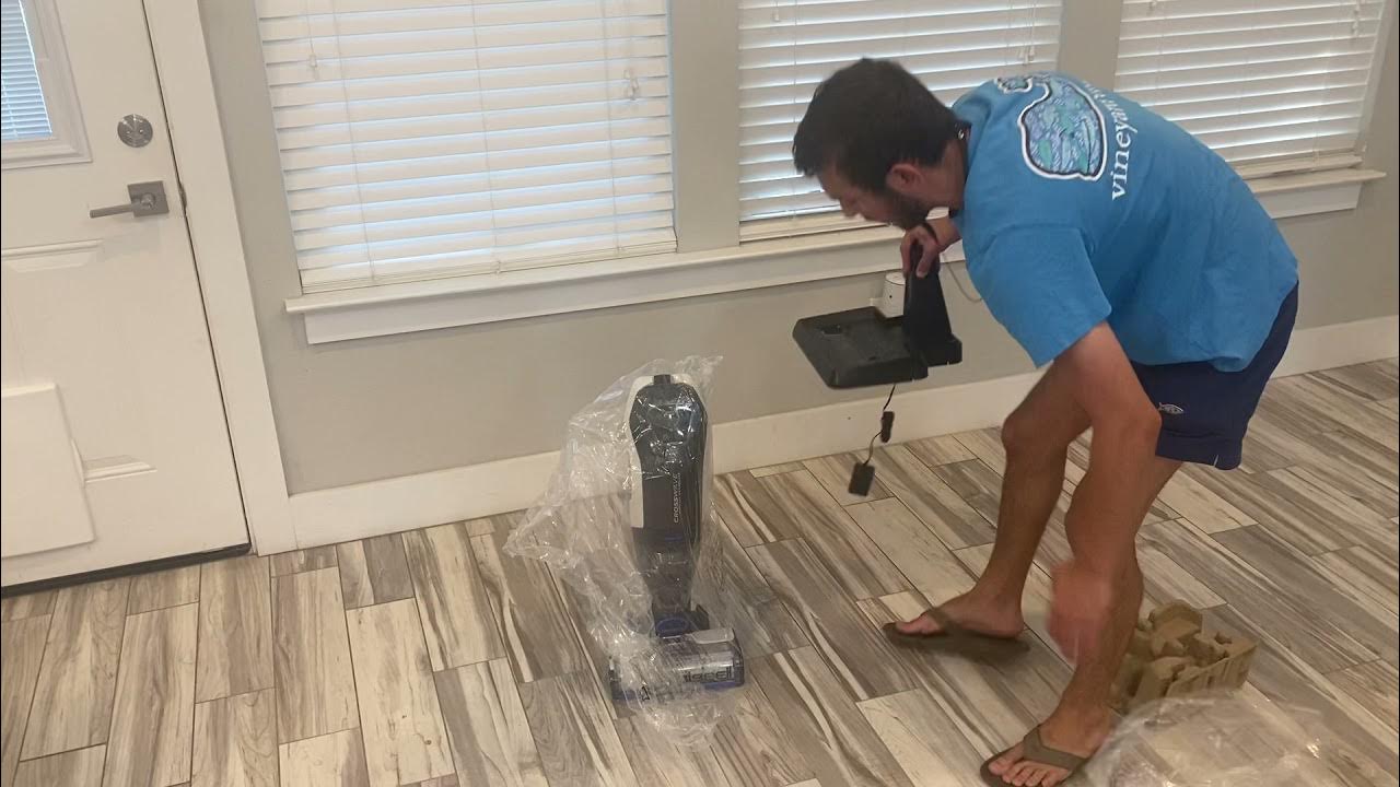 Bissel Crosswave Cordless Max Deluxe Unboxing and Assembly YouTube