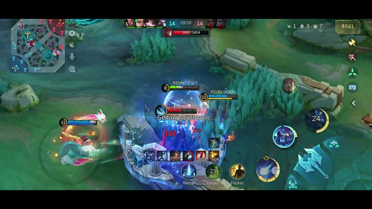 Lesly Ngasih Makan Musuh #roamsupport #mobilelegends #roam #mlbb 