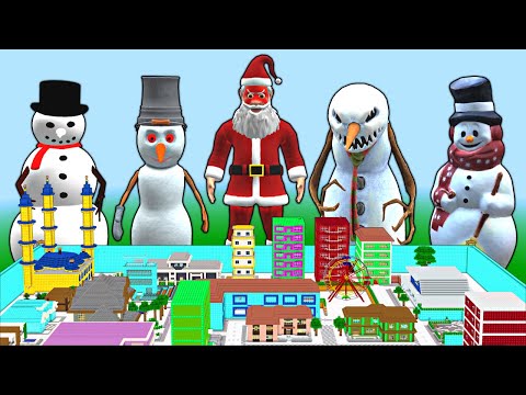 KORKUNÇ NOEL BABA ÇETESİ ŞEHRE SALDIRIYOR! 😱 - Minecraft