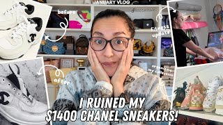 I Ruined My Chanel Sneakers + Fitness Update + Poshmark  Life @jessicayflores