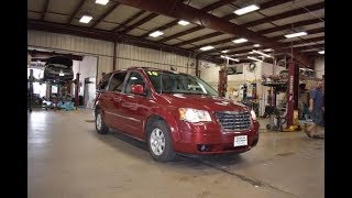 2010 Red Chrysler Town And Country Touring SLT4644A Motor Inn Auto Group 2010 Chrysler Town Country Touring Walkaround