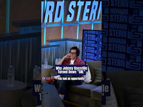 Why Johnny Knoxville Turned Down "SNL" (2018)