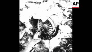 LIB 17/10/73 WRECKAGE OF DOWNED ISRAELI PHANTOMS