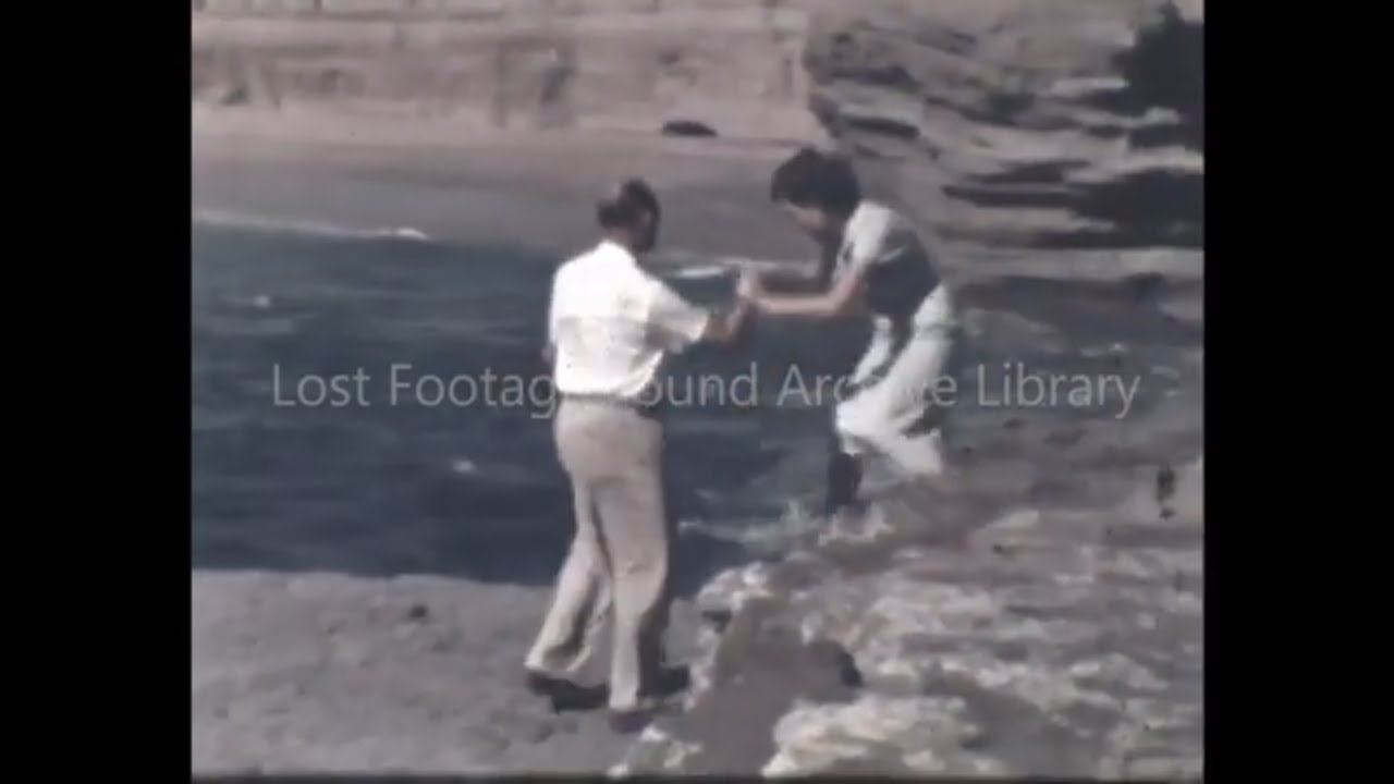 Archive footage of Road Trip  through Karachi, Pakistan, 1950s home movie film
