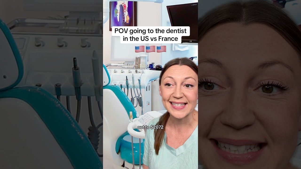 Going to a dentist in the US Vs France #usa #american #france #cultureshock #dentist #healthcare