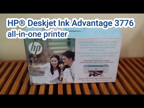 HP Deskjet Ink Advantage 3776 all in one printer | How to Install HP Deskjet Ink Advantage 3776