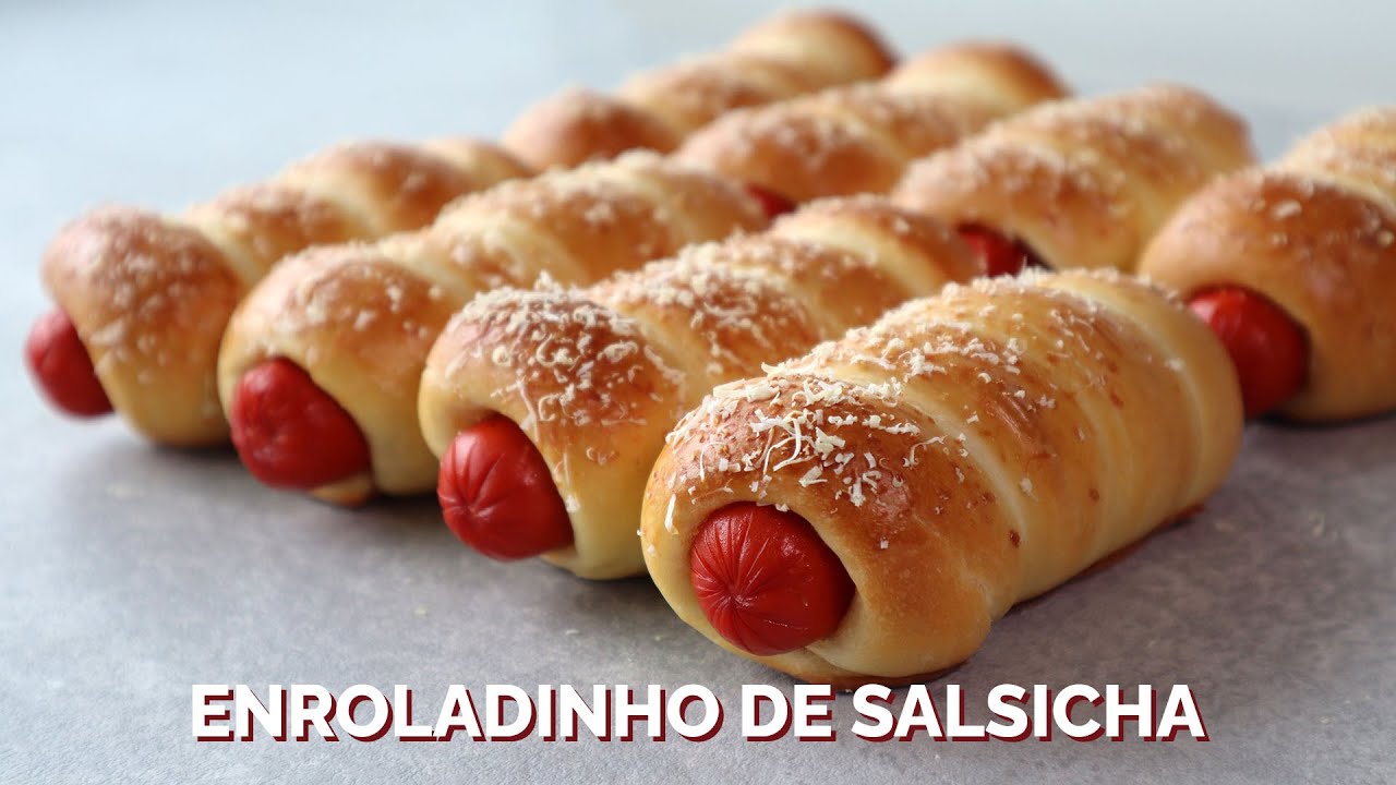 ENROLADINHO DE SALSICHA Receita prática e muito fácil YouTube ENROLADINHO DE SALSICHA Receita prática e muito fácil YouTube