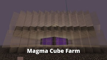 Magma Cube Farm (Minecraft 1.17 Survival)