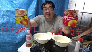 ボンカレーと辛口と甘口を比較してみる