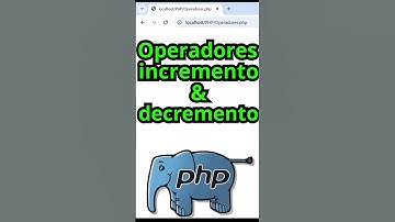 OPERADORES DE INCREMENTO Y DECREMENTO