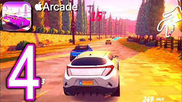 Horizon Chase - Gameplay Walkthrough Part 4 - California: Tutorial, San Francisco (iOS)