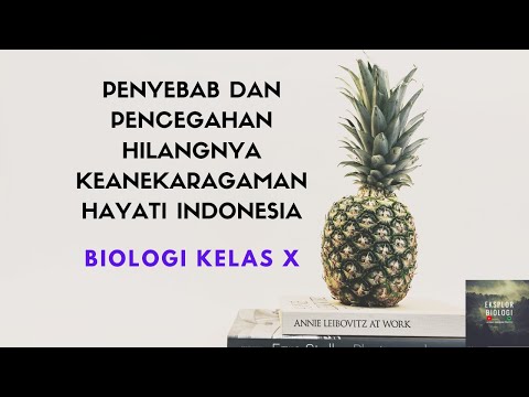 4. Penyebab dan Pencegahan Hilangnya Keanekaragaman Hayati Indonesia (Biologi Kelas X)