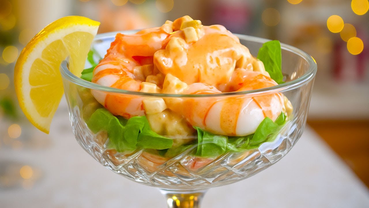 Быстрая и лёгкая закуска, которая произведёт впечатление 🌟 Коктейли из креветок