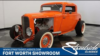 1932 Ford 3-Window | Classic Cars for Sale - Streetside Classics