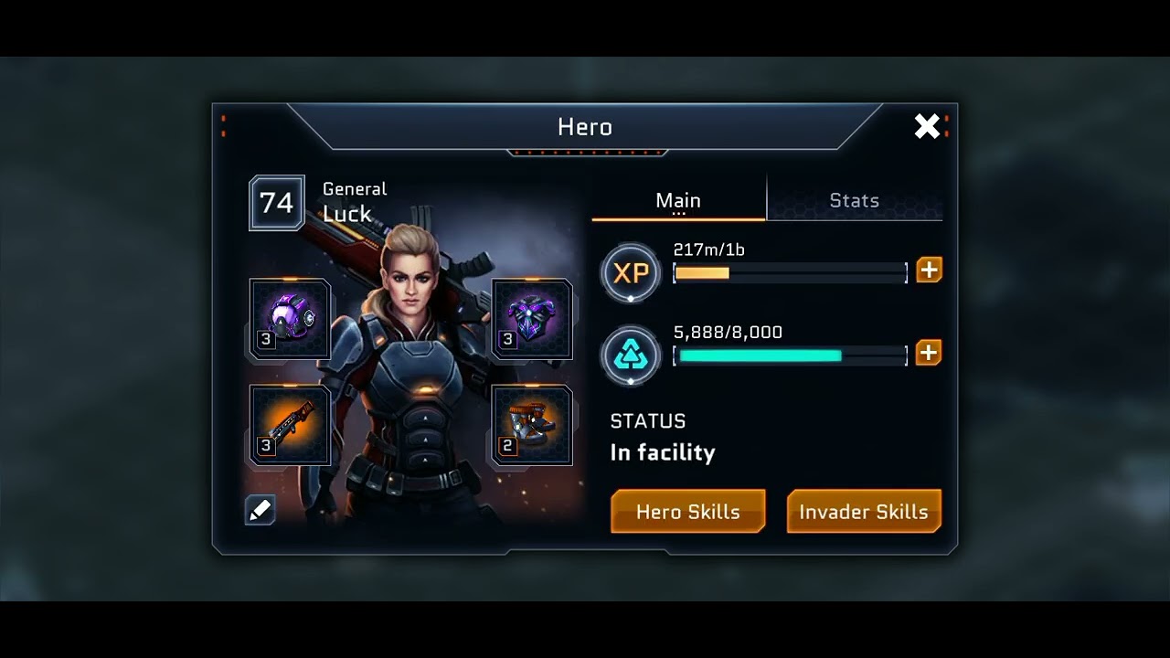 Operation new earth-Hero skills.