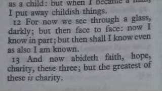 1 Corinthians 13 King James Holy Bible