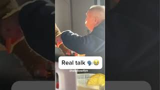 Showers of blessings 😂 #shorts #man #talking #spitting #funny
