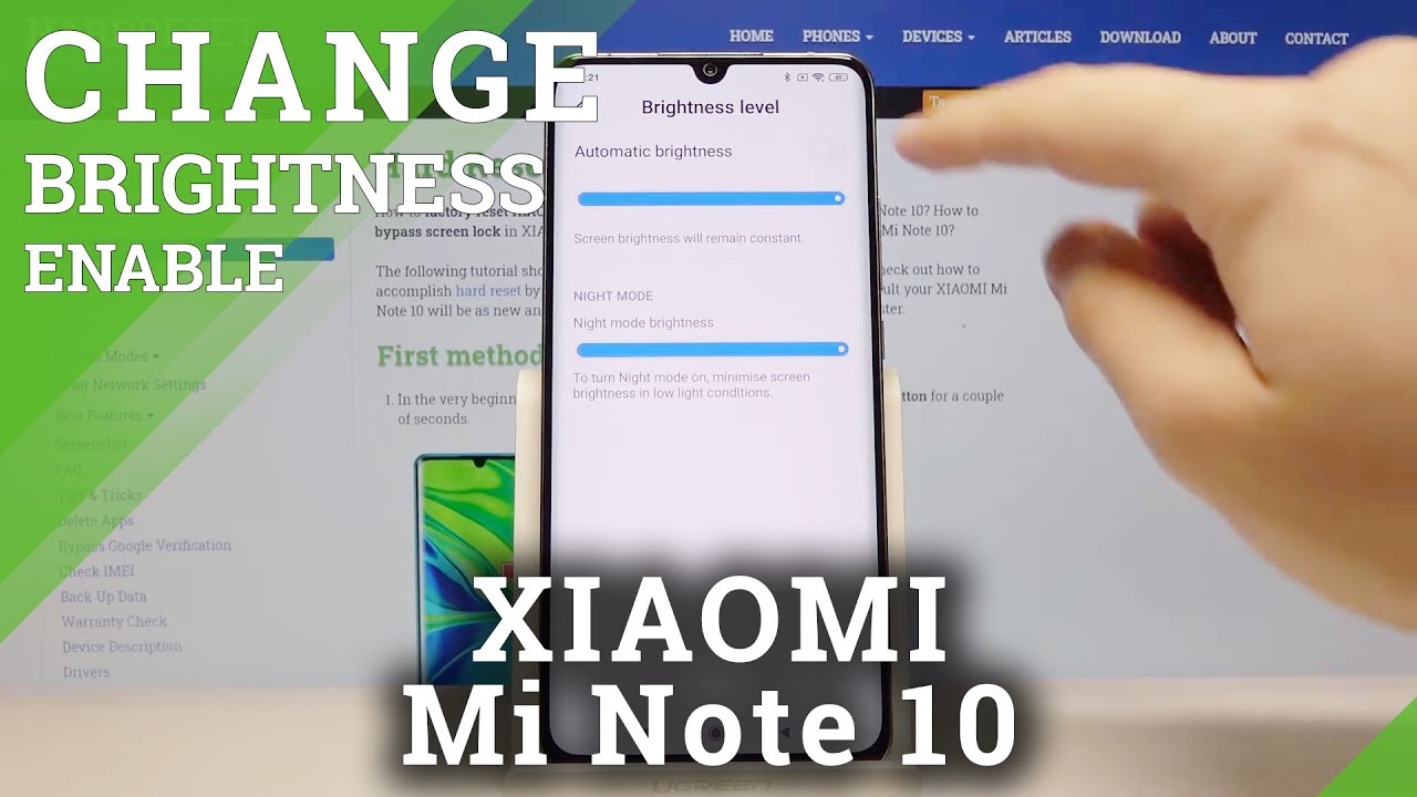 How to Set Auto Brightness in XIAOMI Mi Note 10 Pro – Adaptive Screen