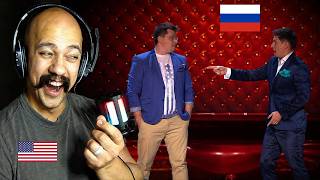 American Reacts To Comedy ``Случай с казино`` Гарик Харламов, Тимур Батрутдинов