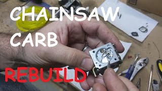 How to Rebuild a Zama Carb for a Chainsaw