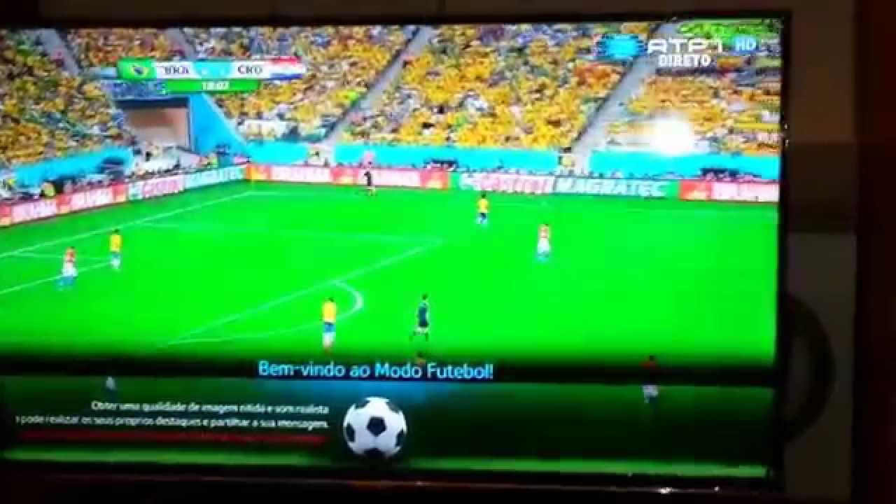 Com o Modo Futebol na LED SMART TV 40 SAMSUNG UE40H5500 o futebol ganha  outra vida 
