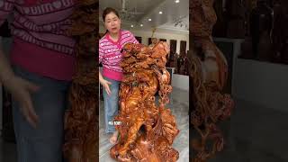 Di Lặc Ngồi Tùng gỗ Hương Ta V..I..P|0938410333 #tuonggodocdao  #tuongdilacdep #gohuongta