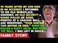 15 Years After My Son Died, A Security Guard Told Me: &ldquo;Your Son Hid This Inside The Wall...&rdquo;