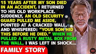 15 Years After My Son Died, A Security Guard Told Me: “Your Son Hid This Inside The Wall…”