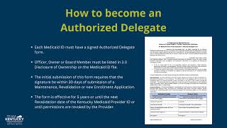 Authorized Delegate