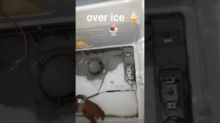 Fridge over ice problem #fridge #fridgerepair #kamareddy #actechnician1m