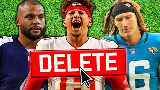 I DELETED Every Quarterback in the NFL!!