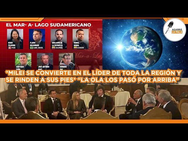 MILEI SE TRANSFORMA EN LÍDER DE LA REGIÓN Y SE RINDEN A SUS PIES: "LA OLA LOS PASÓ POR ARRIBA"