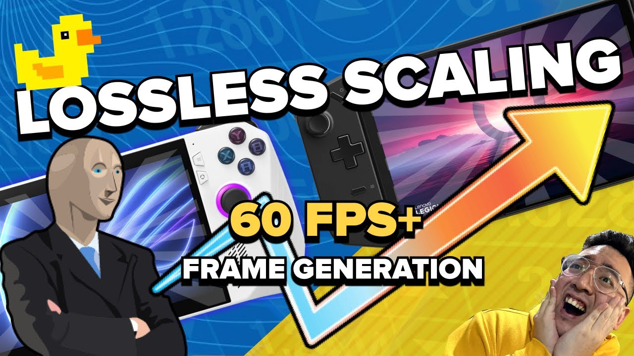GANDAIN FPS 60++ dengan Lossless Scaling Frame Generation 🤯 Legion Go ...